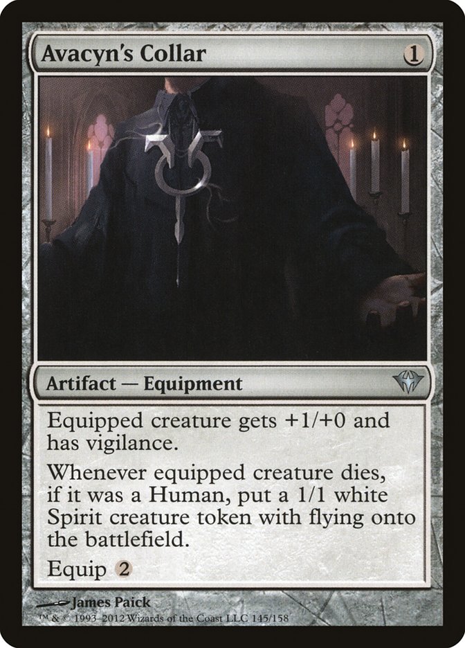 Avacyn's Collar (145) [Dark Ascension] | Odin's Place