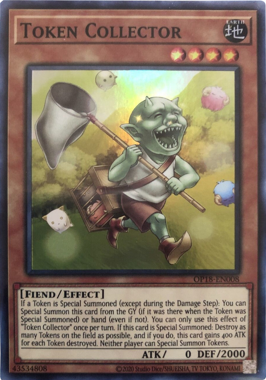 Token Collector [OP18-EN008] Super Rare | Odin's Place