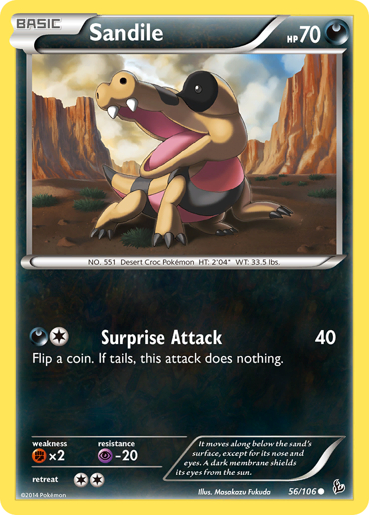 Sandile (56/106) [XY: Flashfire] | Odin's Place