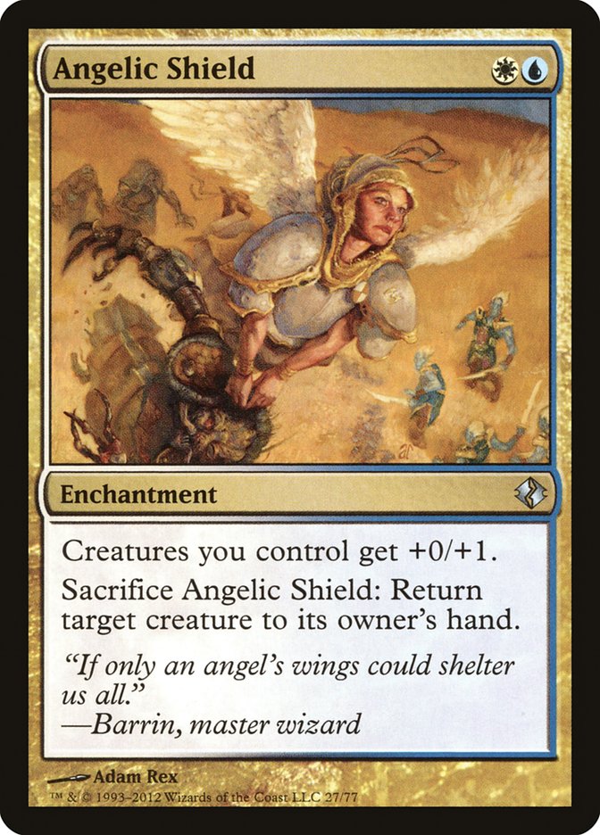 Angelic Shield (27) [Duel Decks: Venser vs. Koth] | Odin's Place