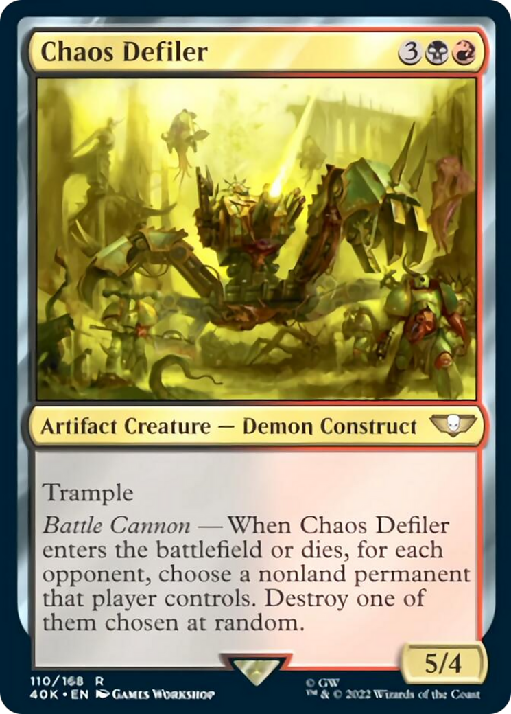 Chaos Defiler (Surge Foil) [Warhammer 40,000] | Odin's Place