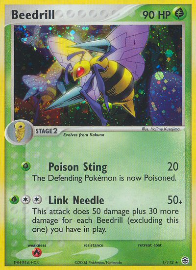 Beedrill (1/112) [EX: FireRed & LeafGreen] | Odin's Place