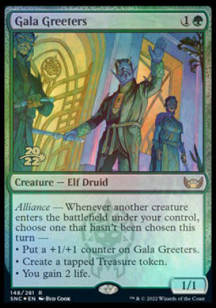 Gala Greeters [Streets of New Capenna Prerelease Promos] | Odin's Place