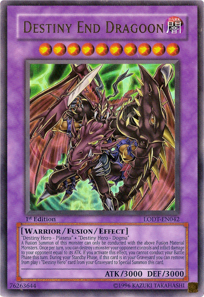 Destiny End Dragoon [LODT-EN042] Ultra Rare | Odin's Place