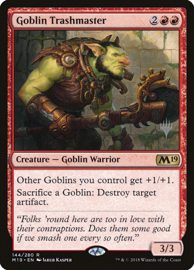 Goblin Trashmaster (Promo Pack) [Core Set 2019 Promos] | Odin's Place