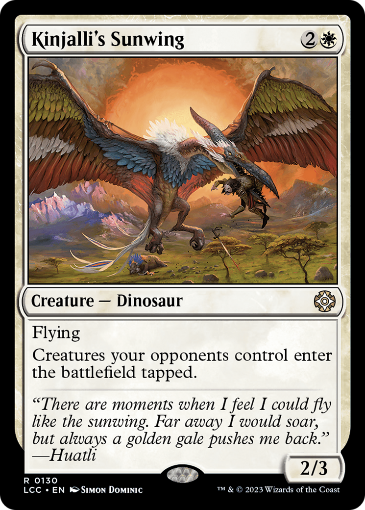 Kinjalli's Sunwing [The Lost Caverns of Ixalan Commander] | Odin's Place