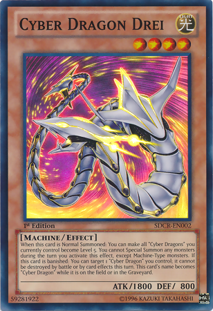 Cyber Dragon Drei [SDCR-EN002] Super Rare | Odin's Place