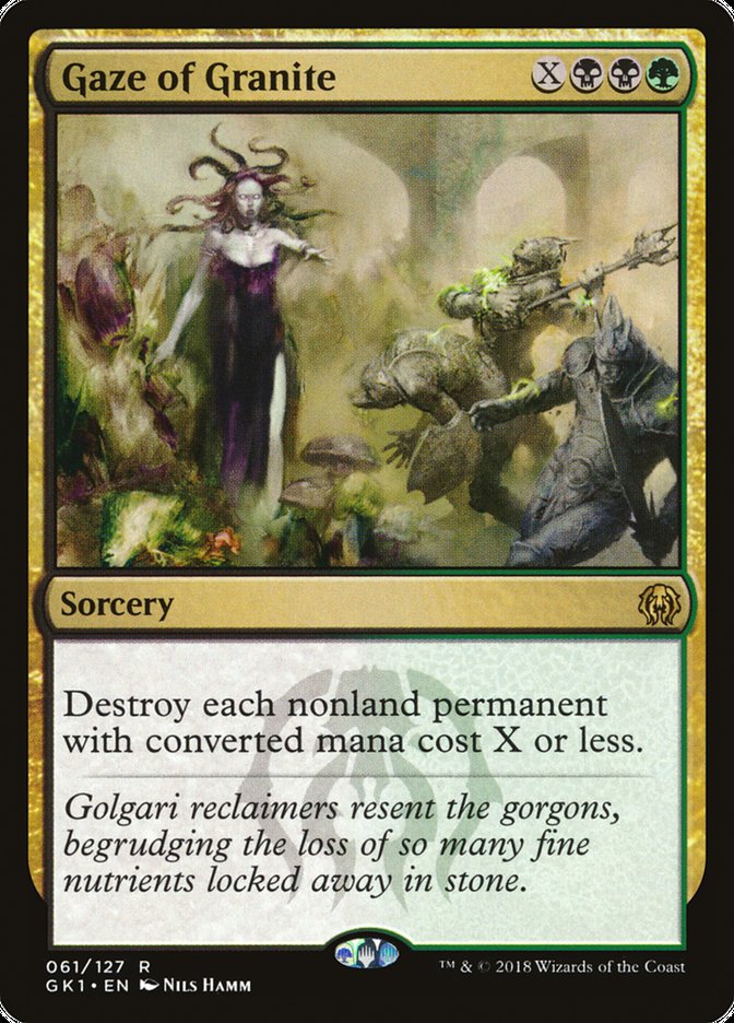 Gaze of Granite (61) [Guilds of Ravnica Guild Kit] | Odin's Place