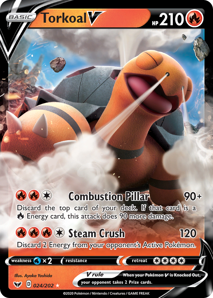 Torkoal V (024/202) [Sword & Shield: Base Set] | Odin's Place