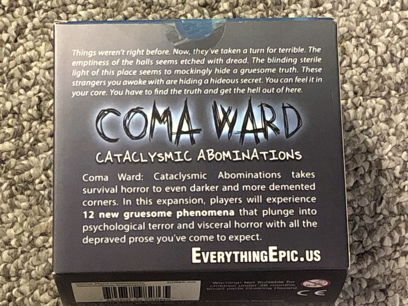 Coma Ward: Calaclysmic Abominations Expansion | Odin's Place