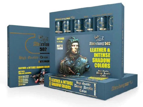 Abteilung 502: Leather and Intense Shadow Acrylic Colors Set | Odin's Place
