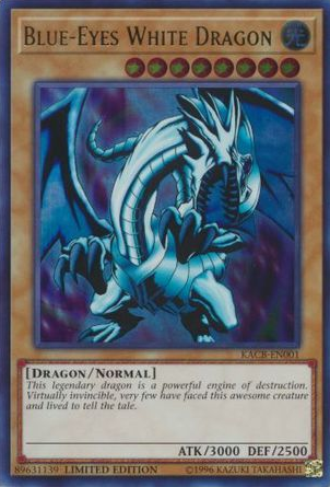 Blue-Eyes White Dragon (Oversized) [KACB-EN001] Promo | Odin's Place
