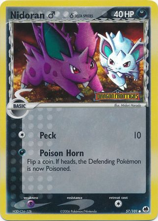 Nidoran (57/101) (Male) (Delta Species) (Stamped) [EX: Dragon Frontiers] | Odin's Place