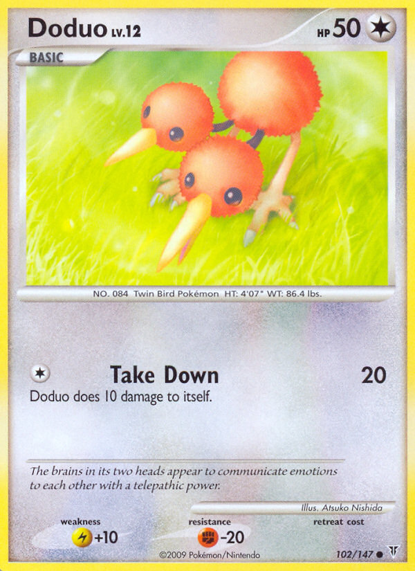 Doduo (102/147) [Platinum: Supreme Victors] | Odin's Place