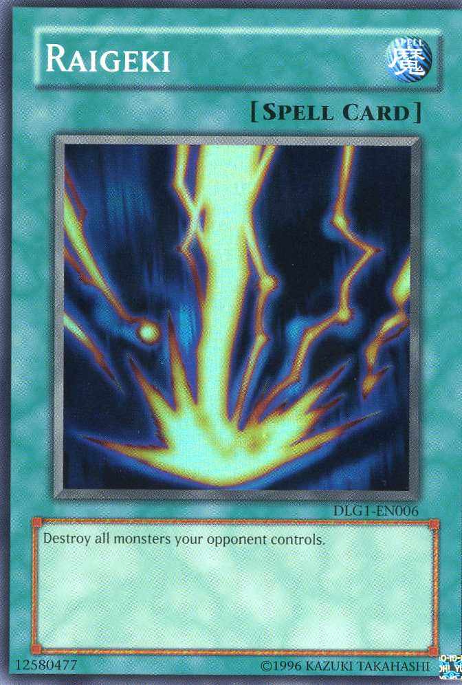 Raigeki [DLG1-EN006] Super Rare | Odin's Place