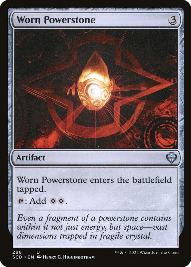 Worn Powerstone [Starter Commander Decks] | Odin's Place