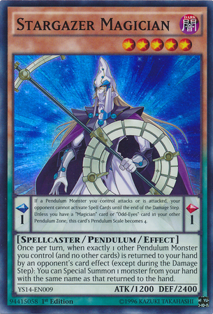 Stargazer Magician [YS14-EN009] Super Rare | Odin's Place
