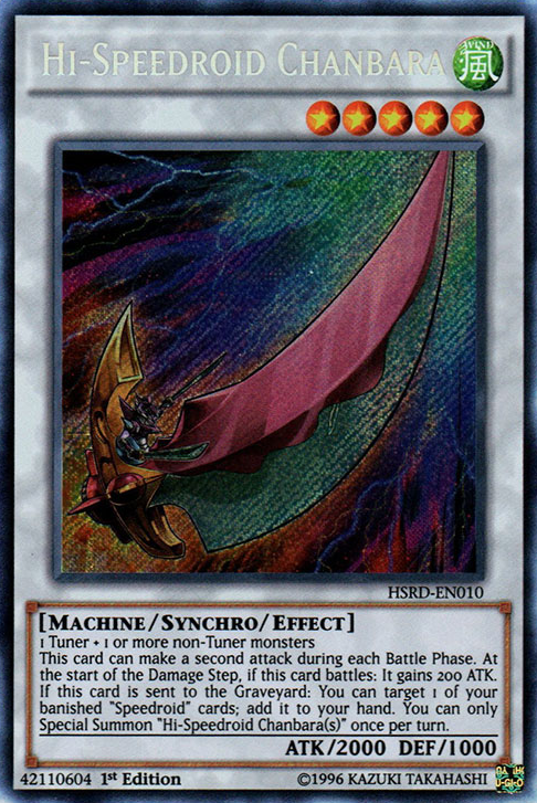 Hi-Speedroid Chanbara [HSRD-EN010] Secret Rare | Odin's Place