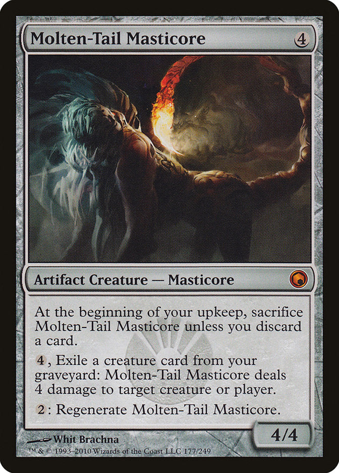 Molten-Tail Masticore (177) [Scars of Mirrodin] | Odin's Place