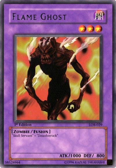 Flame Ghost [LOB-029] Rare | Odin's Place
