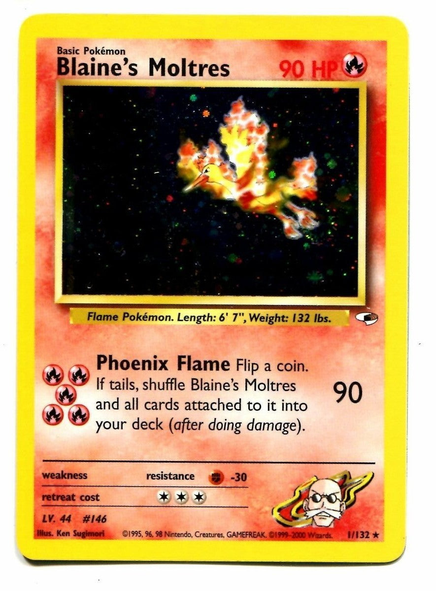 Blaine's Moltres (1/132) [Gym Heroes Unlimited] | Odin's Place