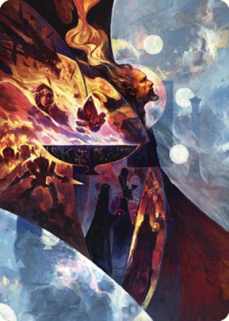 Urza's Command Art Card [The Brothers' War Art Series] | Odin's Place