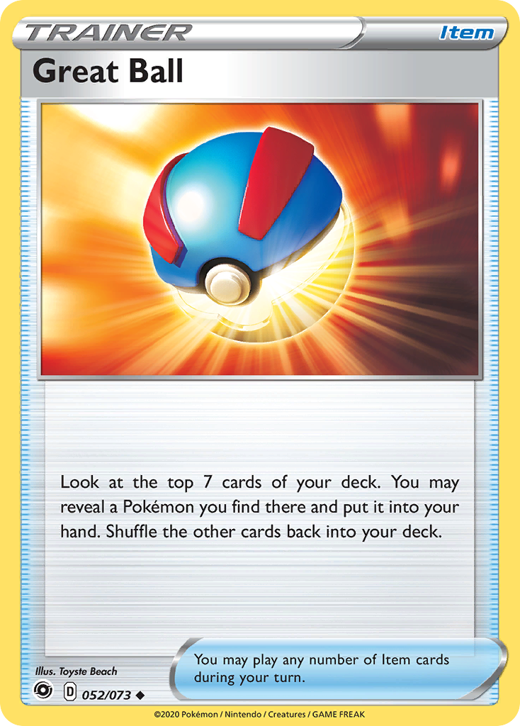 Great Ball (052/073) [Sword & Shield: Champion's Path] | Odin's Place