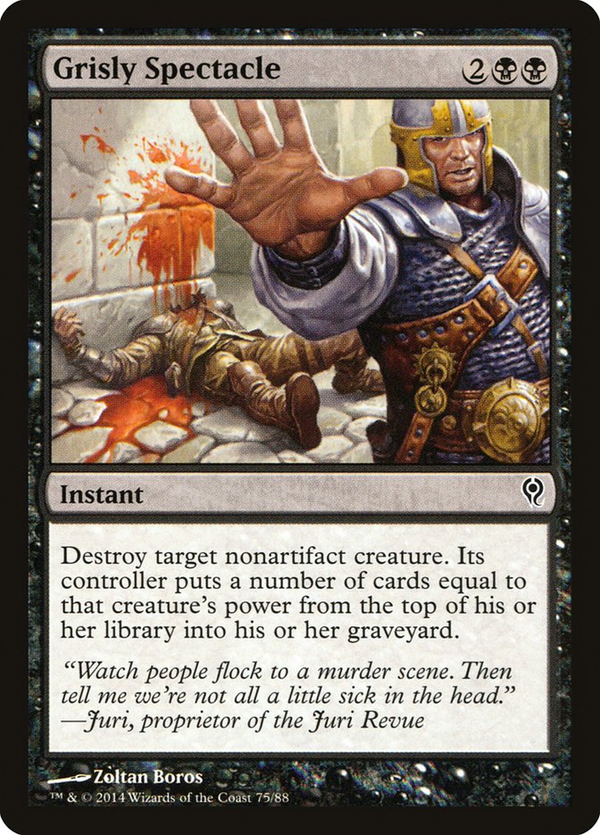 Grisly Spectacle (75) [Duel Decks: Jace vs. Vraska] | Odin's Place
