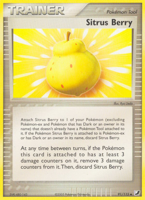 Sitrus Berry (91/115) [EX: Unseen Forces] | Odin's Place
