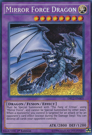 Mirror Force Dragon [DRL2-EN005] Secret Rare | Odin's Place