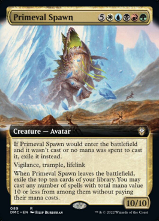 Primeval Spawn (Extended Art) [Dominaria United Commander] | Odin's Place