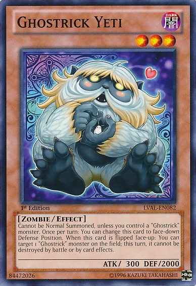 Ghostrick Yeti [LVAL-EN082] Common | Odin's Place