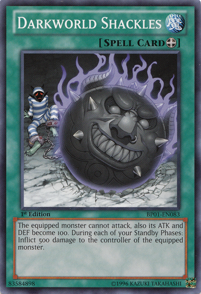 Darkworld Shackles [BP01-EN083] Common | Odin's Place
