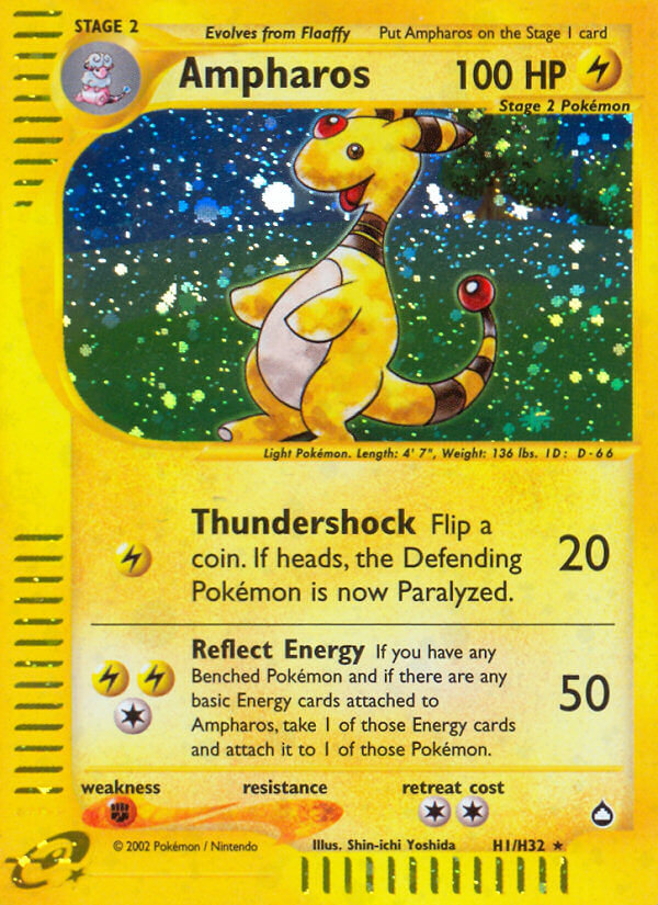 Ampharos (H1/H32) [Aquapolis] | Odin's Place