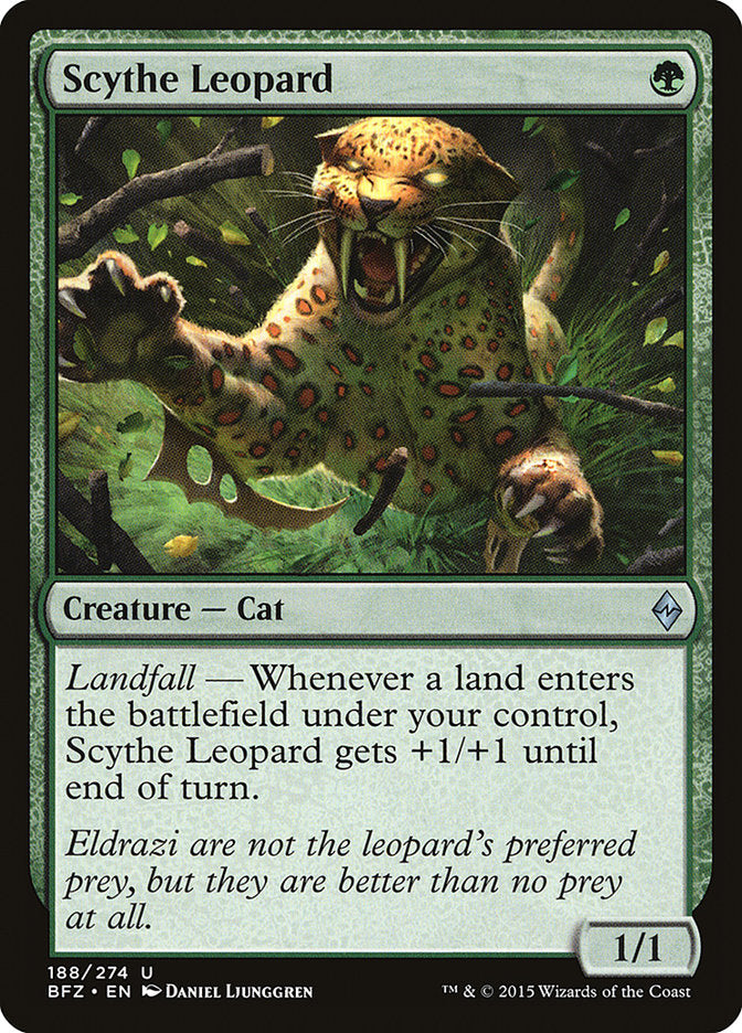 Scythe Leopard (188) [Battle for Zendikar] | Odin's Place