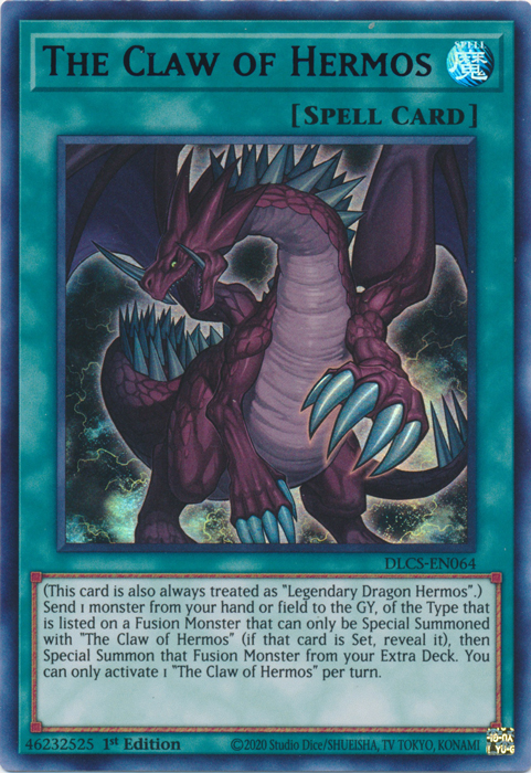 The Claw of Hermos (Purple) [DLCS-EN064] Ultra Rare | Odin's Place