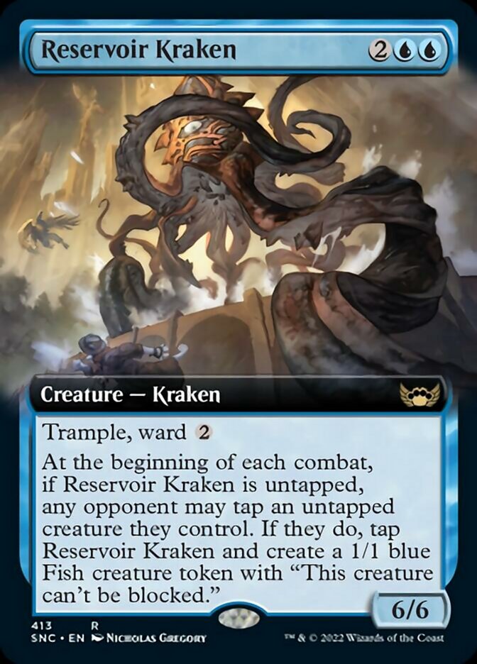Reservoir Kraken (Extended Art) [Streets of New Capenna] | Odin's Place