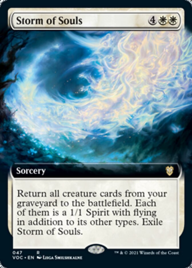 Storm of Souls (Extended Art) [Innistrad: Crimson Vow Commander] | Odin's Place