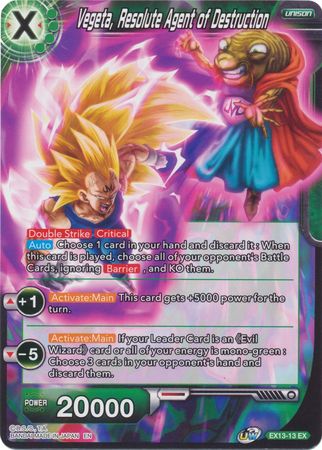 Vegeta, Resolute Agent of Destruction (EX13-13) [Special Anniversary Set 2020] | Odin's Place