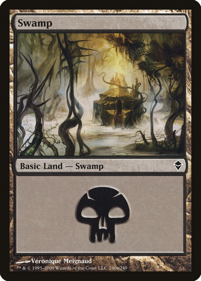 Swamp (240a) [Zendikar] | Odin's Place