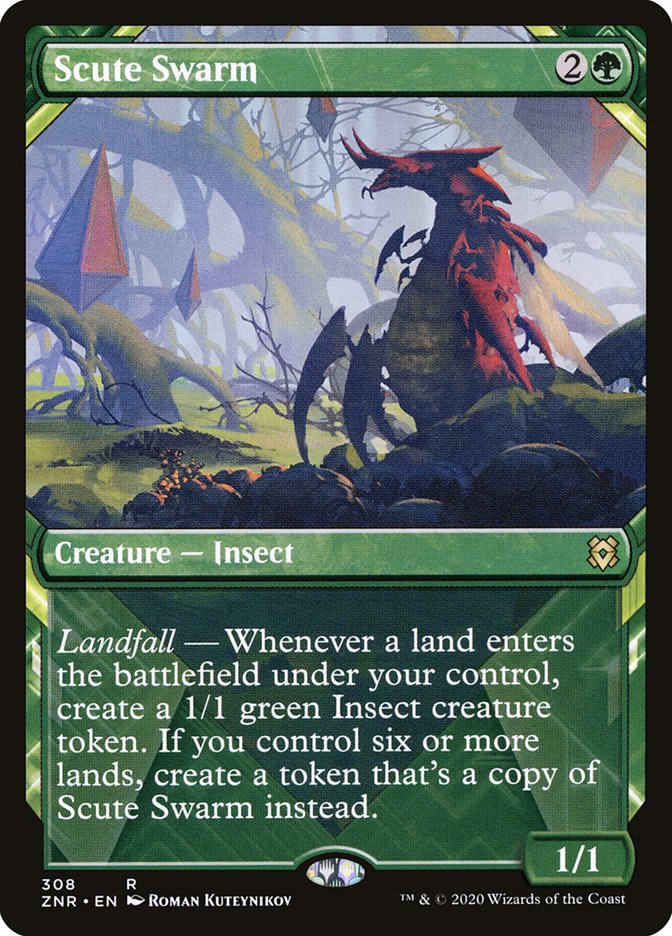 Scute Swarm (Showcase) [Zendikar Rising] | Odin's Place