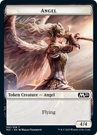 Angel // Knight Double-Sided Token [Core Set 2021 Tokens] | Odin's Place