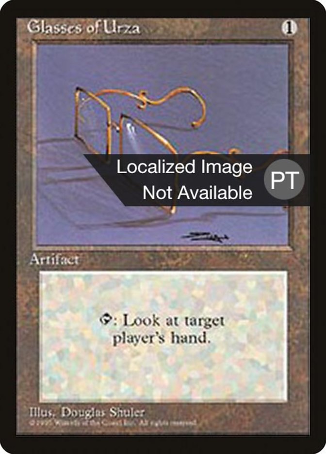 Glasses of Urza [Fourth Edition (Foreign Black Border)] | Odin's Place