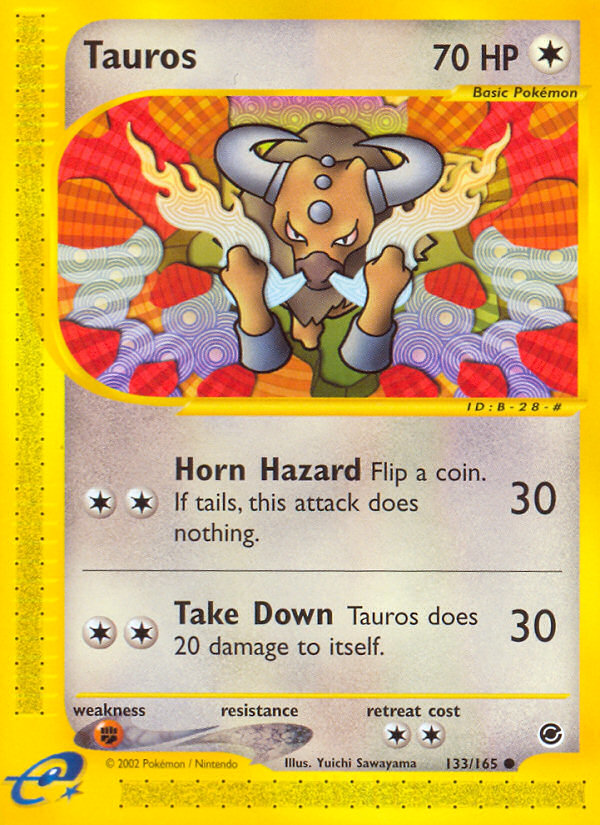 Tauros (133/165) [Expedition: Base Set] | Odin's Place
