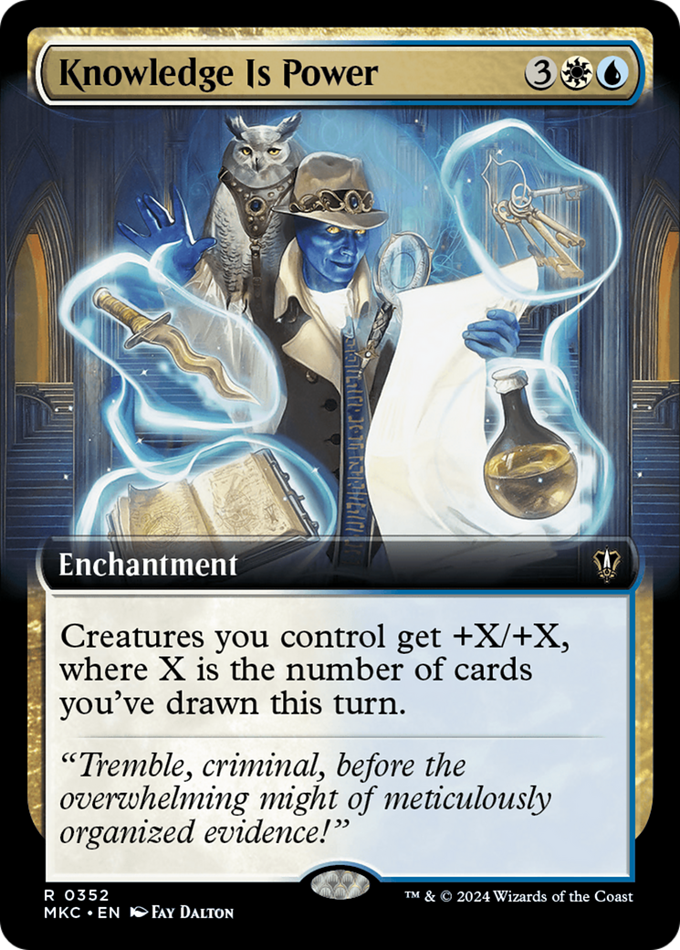 Knowledge is Power (Extended Art) [Murders at Karlov Manor Commander] | Odin's Place