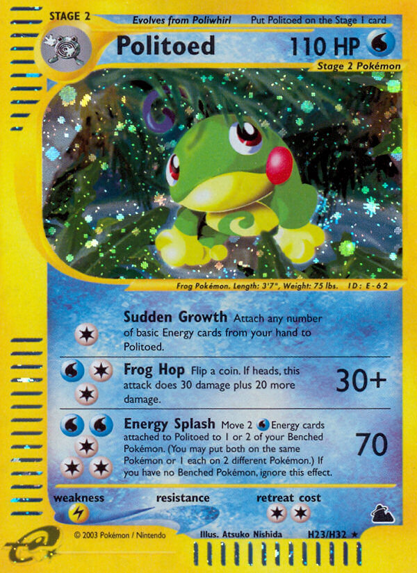 Politoed (H23/H32) [Skyridge] | Odin's Place