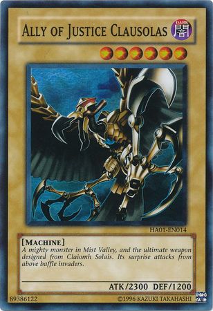 Ally of Justice Clausolas [HA01-EN014] Super Rare | Odin's Place