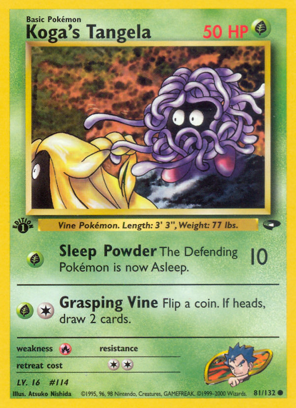 Koga's Tangela (81/132) [Gym Challenge 1st Edition] | Odin's Place