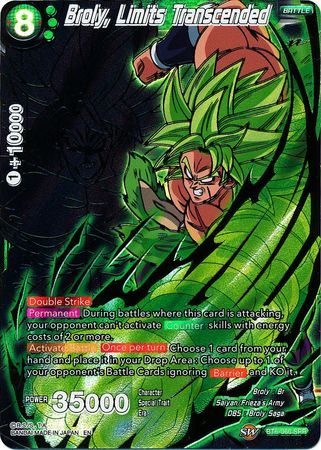 Broly, Limits Transcended (SPR) (BT6-060) [Destroyer Kings] | Odin's Place