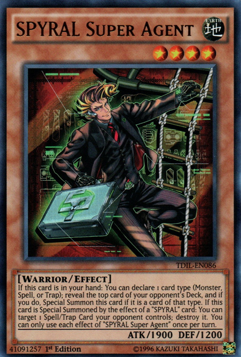 SPYRAL Super Agent [TDIL-EN086] Ultra Rare | Odin's Place